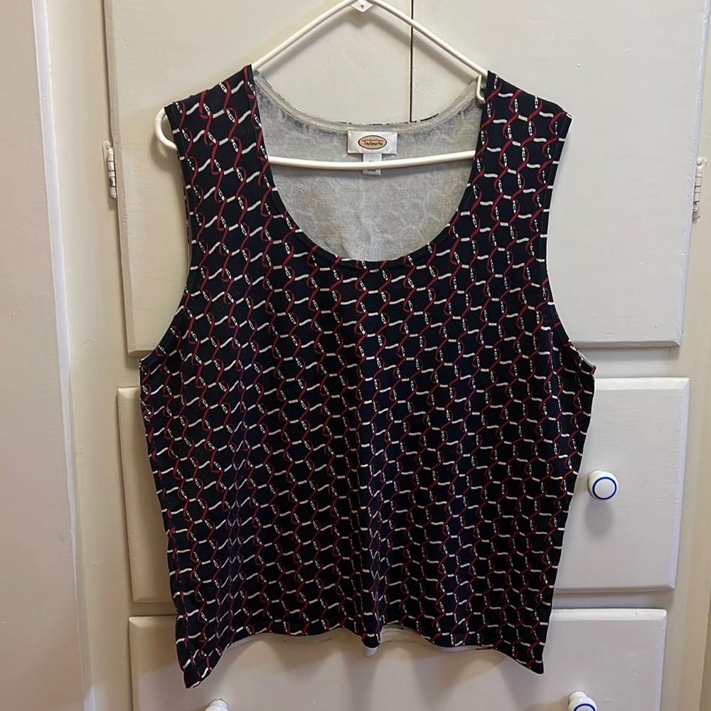 Talbots Nautical Silk Blend Top